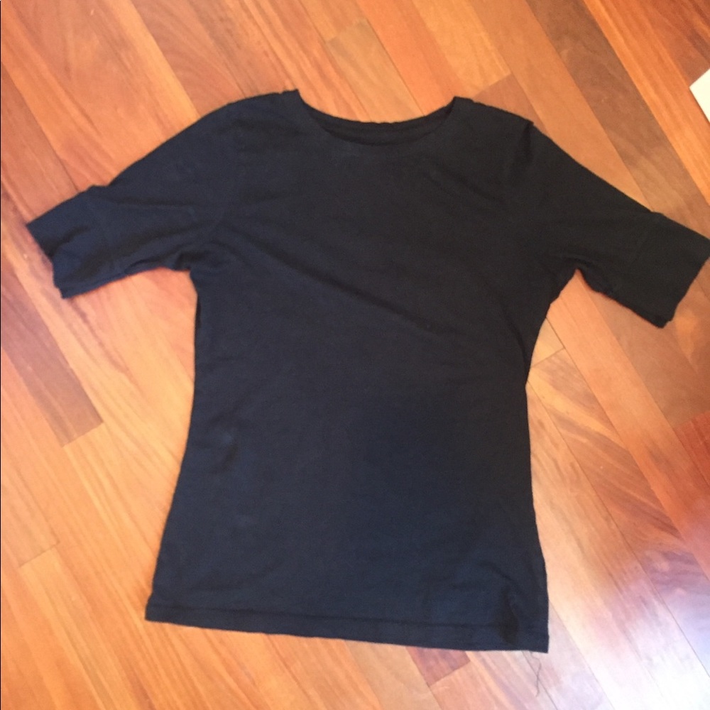 2/$10 Black 3/4 Length Top